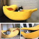 Banana Cat Bed – Cozy Warm Pet House for Cats & Puppies